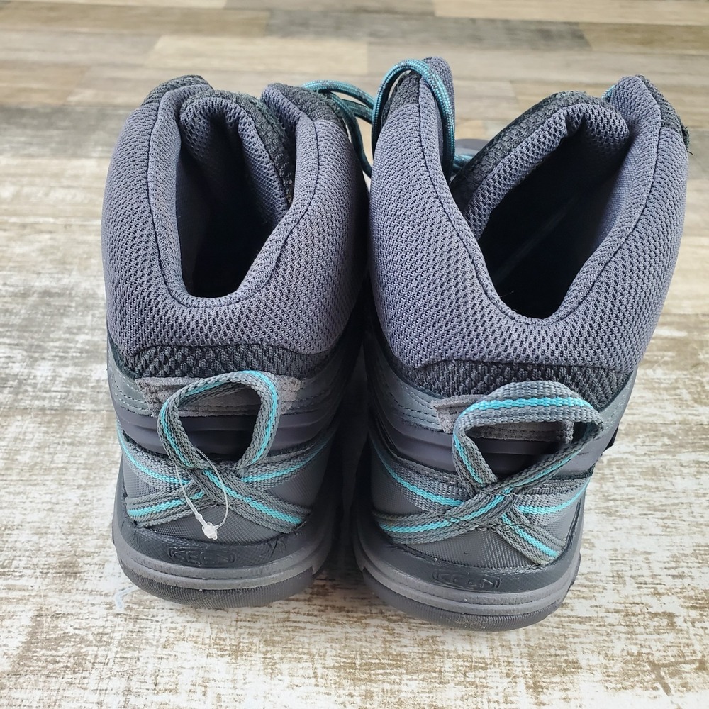 Keen Ridge Flex Mid Womens Hiking Boots Sz 10 Steel Gray Porcelain Waterproof - Picture 3 of 12